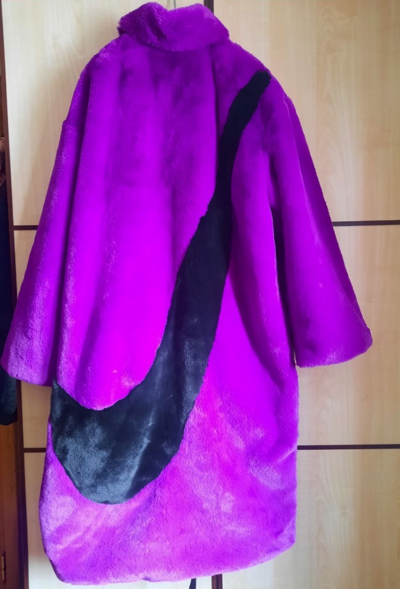 custom review-NIKE Фиолетовый Женское Пальто