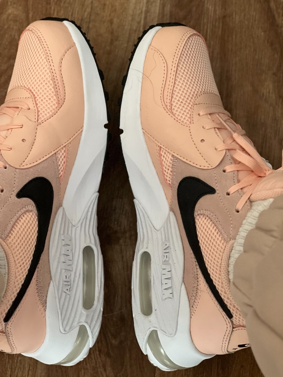custom review-Nike Air Max Excee Low Топ Повседневные Беговые Кроссовки Женские Светло-Розовые