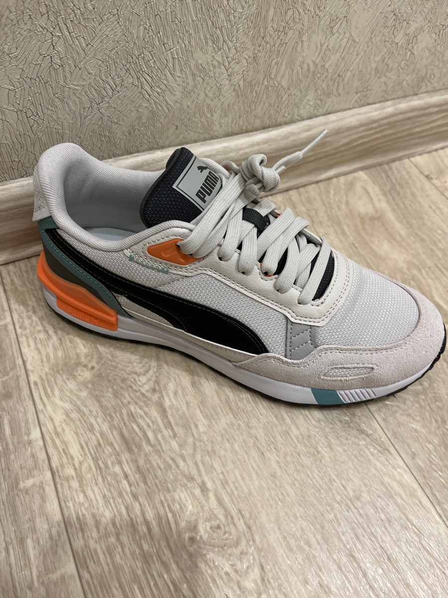 custom review-PUMA Graviton Tera Амортизация Устойчивость к истиранию Легкий Низкий Топ Casual Унисекс Черный Серый Оранжевый