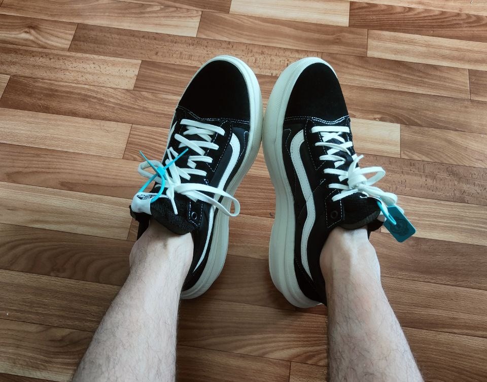 custom review-Vans Overt CC Old Skool Износостойкий и Легкий Низкий Топ Скейтборд Кроссовки Унисекс Черный Белый