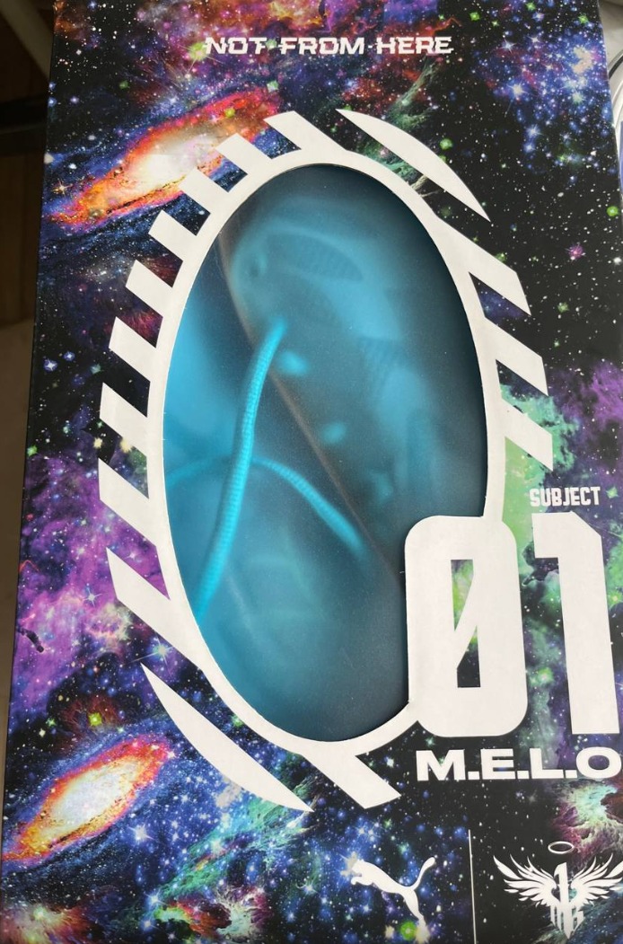 custom review-PUMA MB.01 Амортизаторы Slip-resistant Abrasion-resistant MID Топ Винтажные баскетбольные кроссовки Мужской Синий