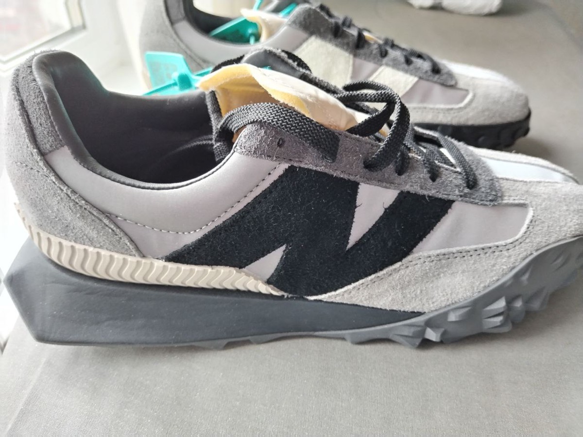 custom review-New Balance xc 72 Устойчивый к истиранию Низкий Топ Повседневные Беговые кроссовки Унисекс Серый Черный