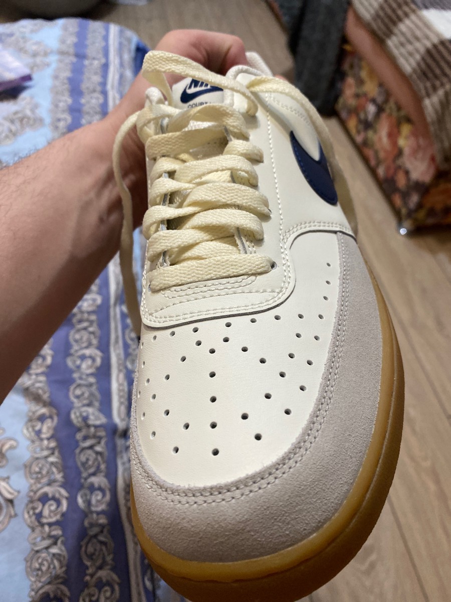 custom review-Nike Court Vision 1 Low Топ Скейтборд Кроссовки Мужские Белые