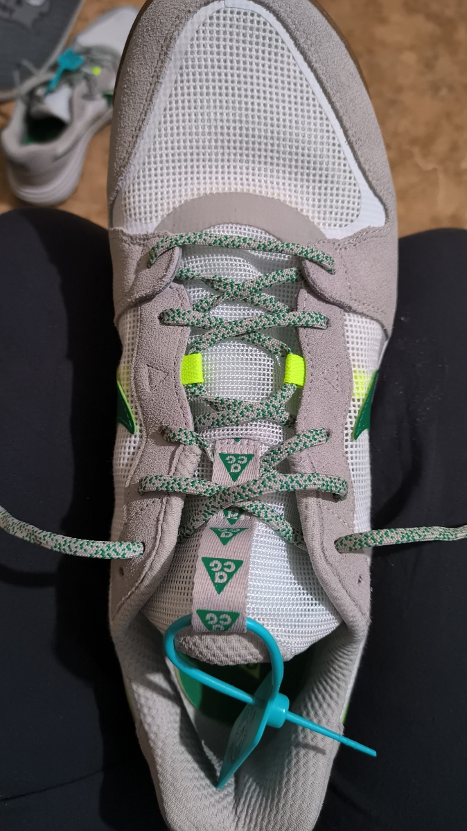 custom review-Nike ACG Lowcate Low Топ Casual Унисекс Серый Зеленый