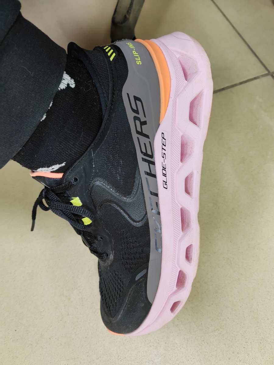 custom review-Skechers Glide Step Низкий Топ Casual Женский Черный