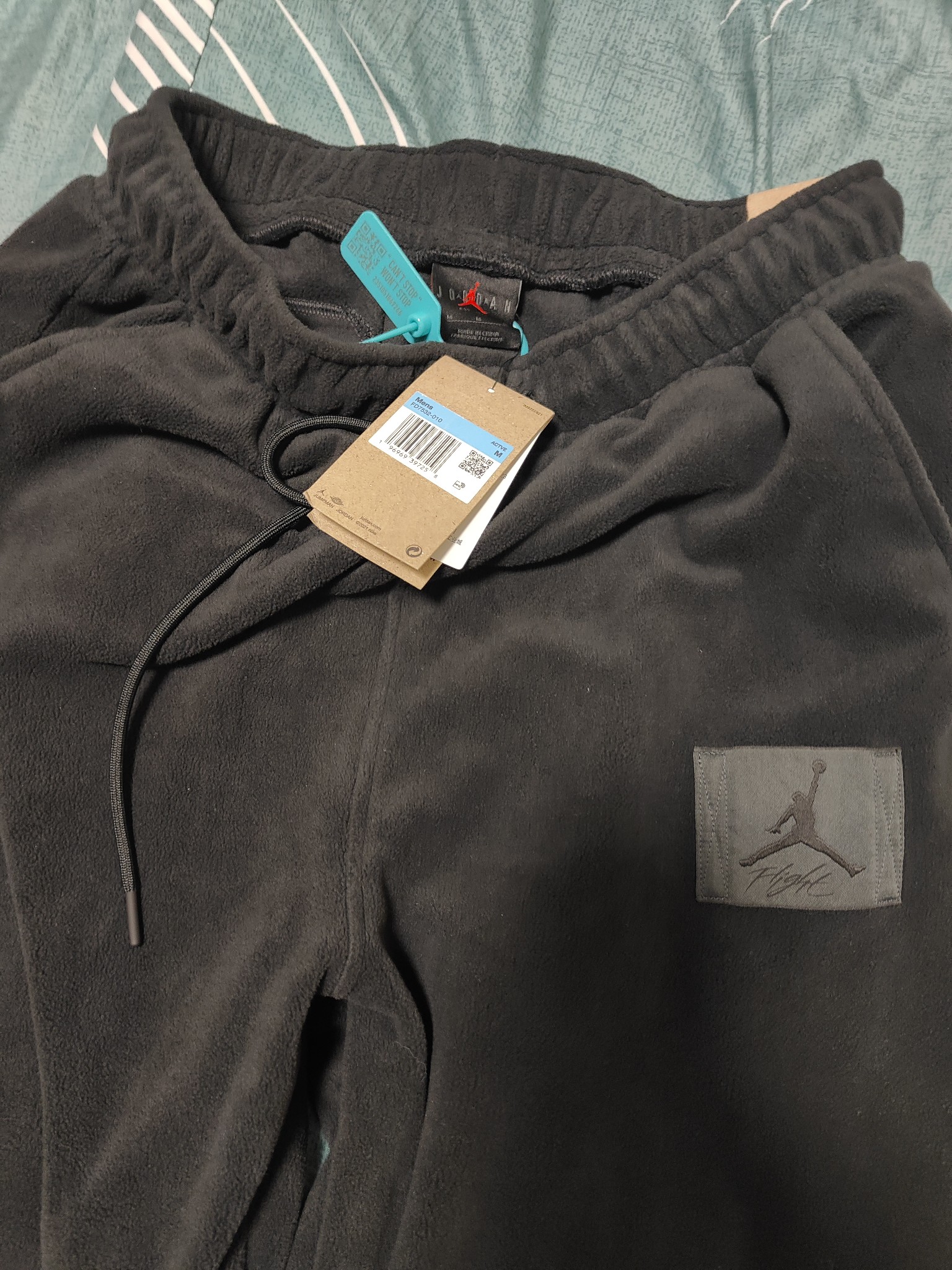 custom review-Джордан Вязаные Тренировочные Штаны Мужские Черные