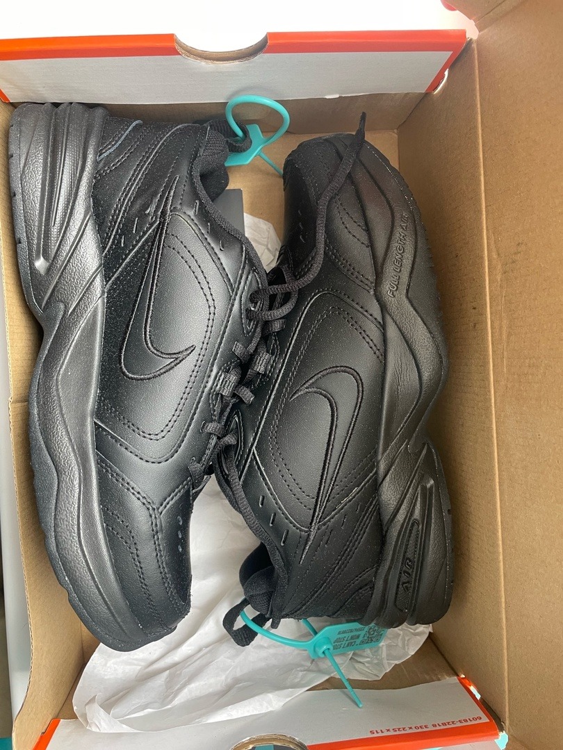 custom review-Nike Air King 4 Low Топ Толстая подошва Кроссовки Унисекс Черные