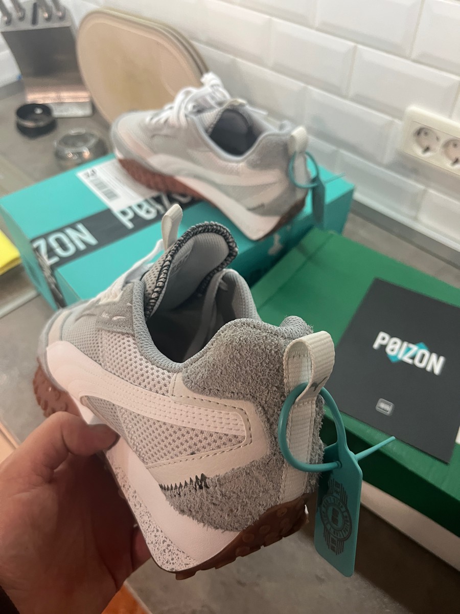 custom review-PUMA Blktop Rider Преппи Устойчивый к истиранию Низкий Топ Повседневная Обувь Унисекс Серый