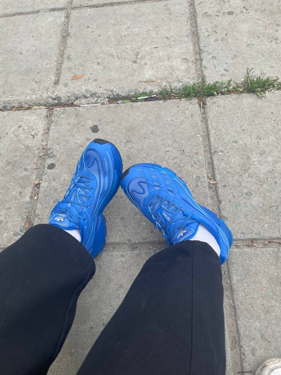 custom review-Adidas Originals Orketro Slip Resistant Abrasion Resistant Низкий Топ Casual Унисекс Синий