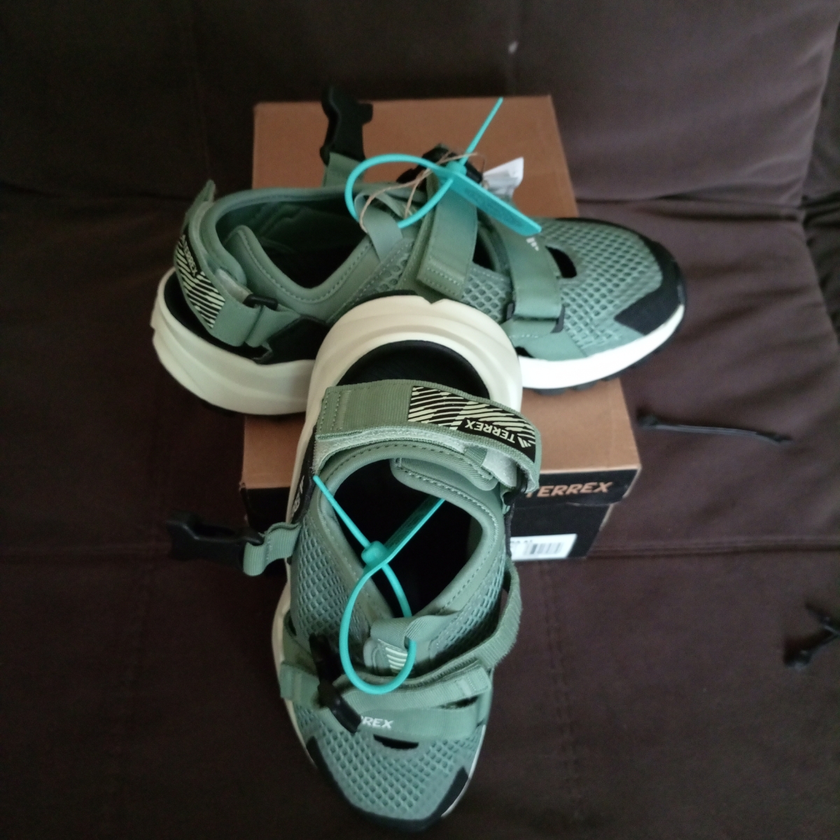 custom review-Adidas Terrex Hydroterra Дышащая Обувь для Треккинга Унисекс Зеленый Черный