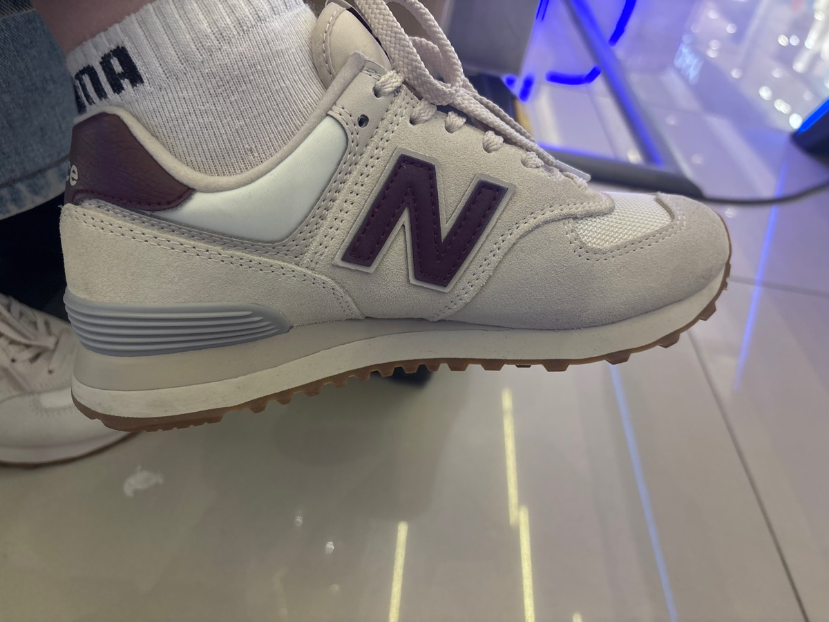 custom review-New Balance NB 574 Low Топ Беговые кроссовки Женские Экрю