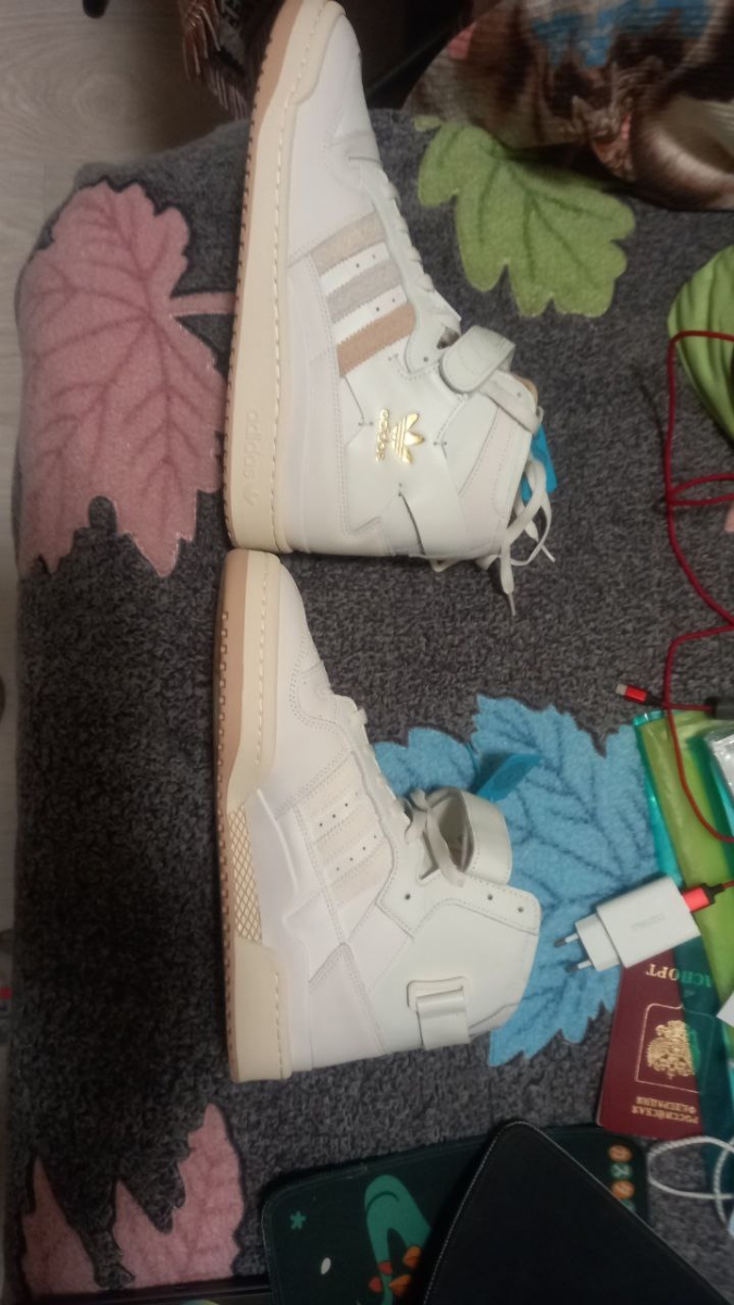 custom review-Adidas Originals FORUM 84 Hi High Топ Скейтборд Кроссовки Унисекс Бежевый