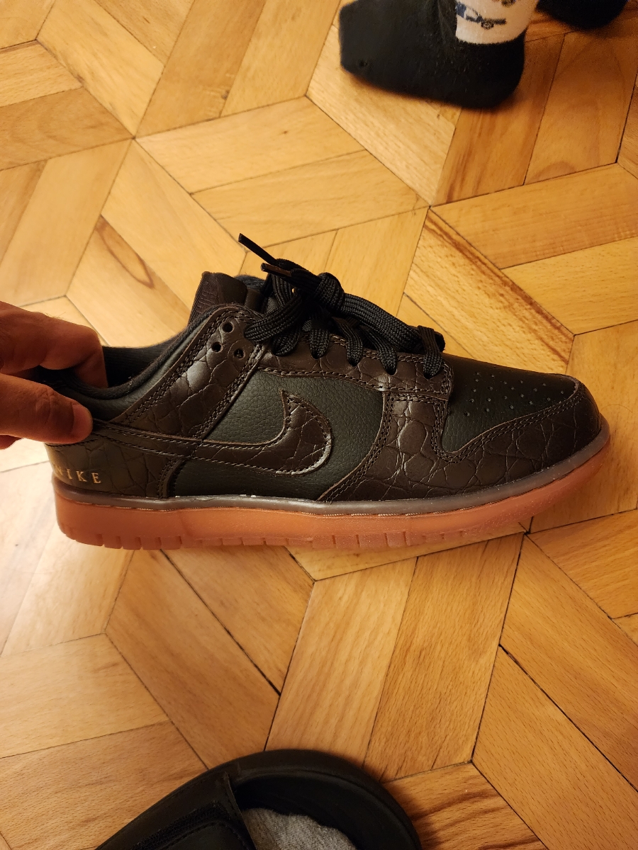 custom review-NIKE Dunk SE 'Velvet Brown And Black' Низкие кроссовки для скейтбординга Мужские Черный Кофейный