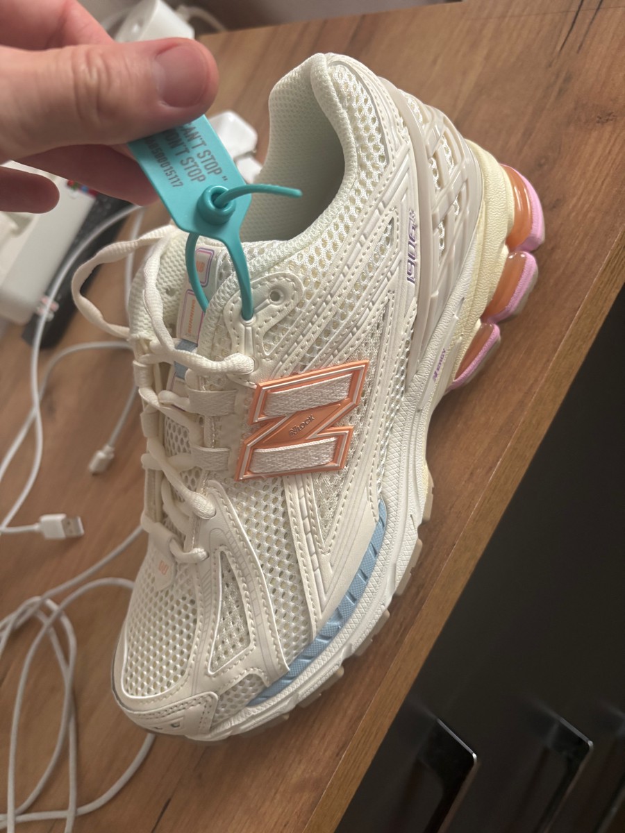 custom review-New Balance NB 1906R Устойчивый к истиранию Дышащий Низкий Топ Повседневная Городская Коммутация Беговые кроссовки Унисекс Бежевый Розовый