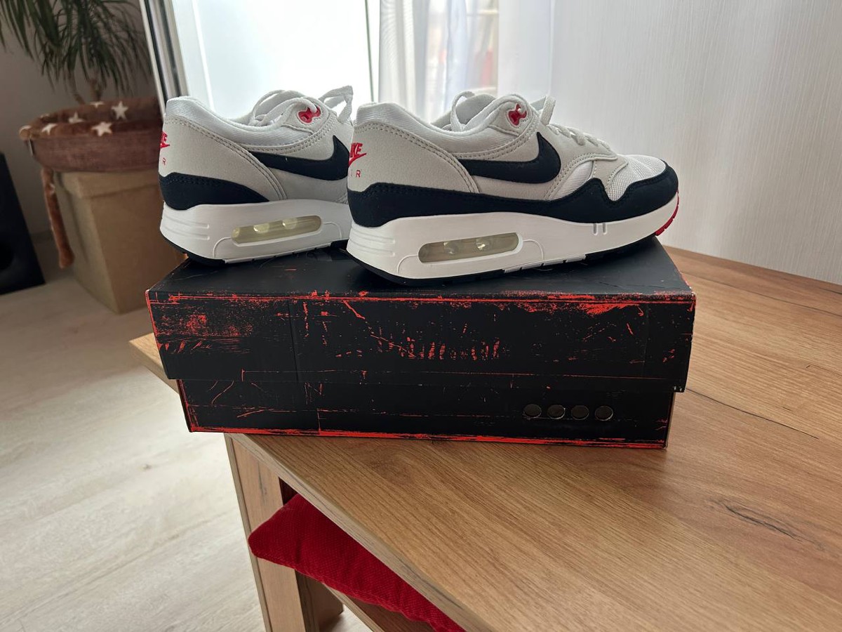 custom review-Nike Air Max 1 '86 OG Abrasion Resistant Низкий Топ Casual Унисекс Черный