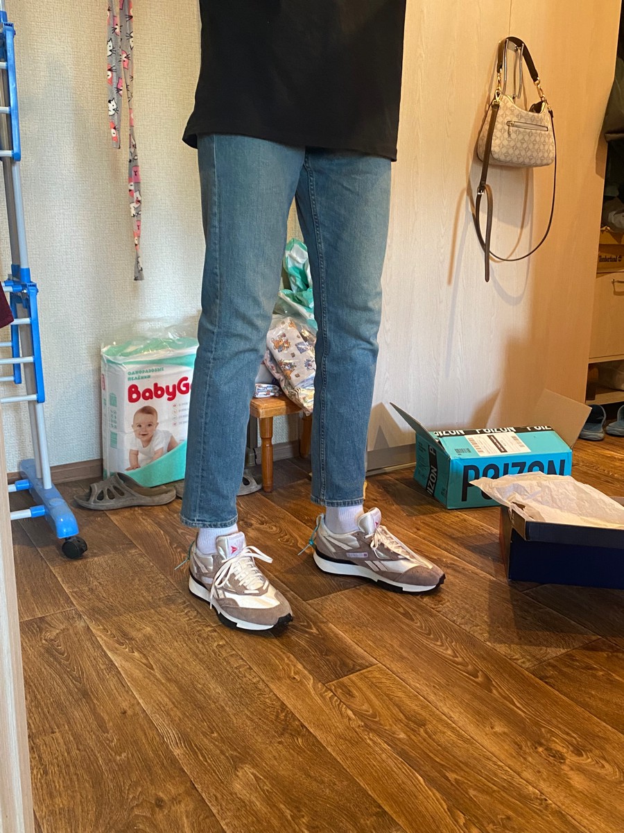 custom review-Reebok LX2200 Slip-resistant Abrasion-resistant Low Top Casual Running Shoes Unisex White Brown Ребок LX2200 Противоскользящий Устойчивый к истиранию Низкий Топ Повседневные Беговые Кроссовки Унисекс Белый Коричневый