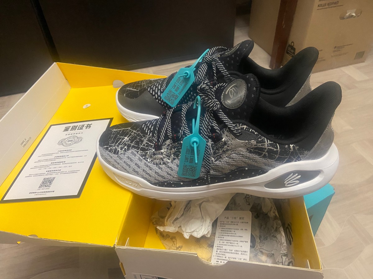 custom review-Under Armour Curry 11 Low Топ Амортизирующий гель Баскетбольные кроссовки Мужской Белый черный серый