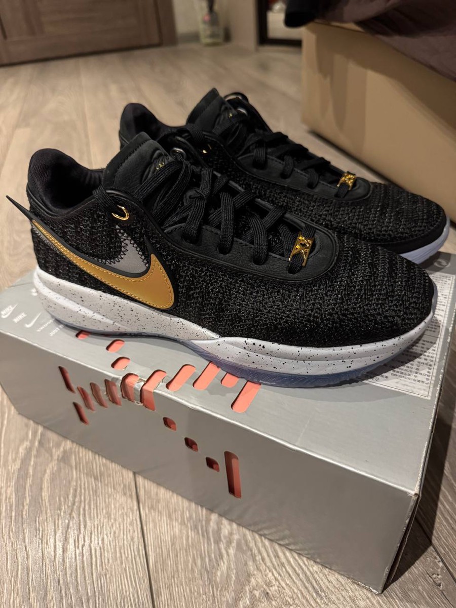 custom review-Nike LeBron 20 LeBron 20 EP Low Топ Баскетбольные кроссовки Унисекс Черный Синий