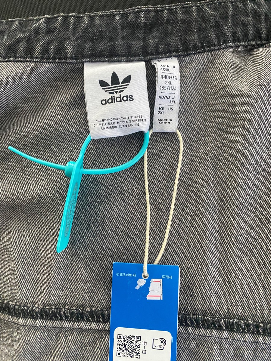 custom review-Adidas Originals CTT 3,0 Denim Jacket Unisex Medium Denim Black Adidas Originals CTT 3,0 Деним Куртка Унисекс Средний Деним Черный