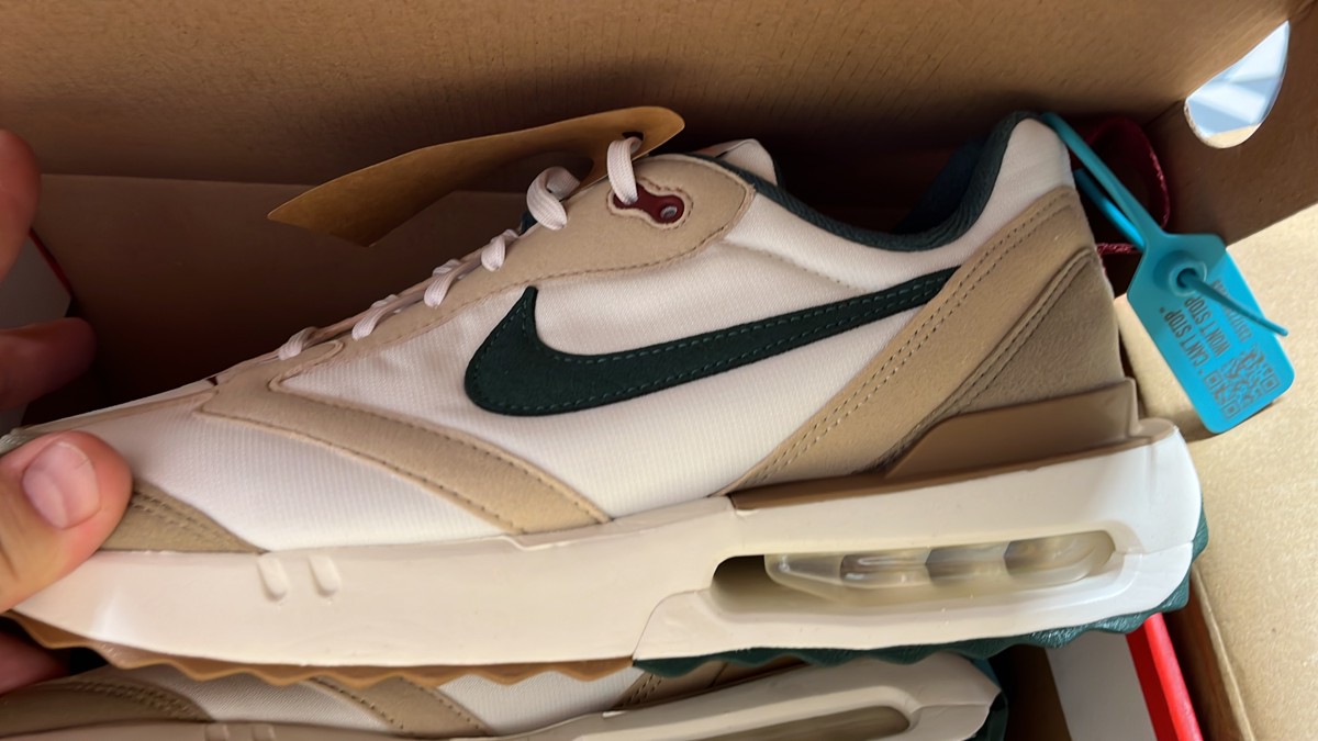 custom review-Nike Air Max Dawn Low Топ Casual Мужской Коричневый Белый