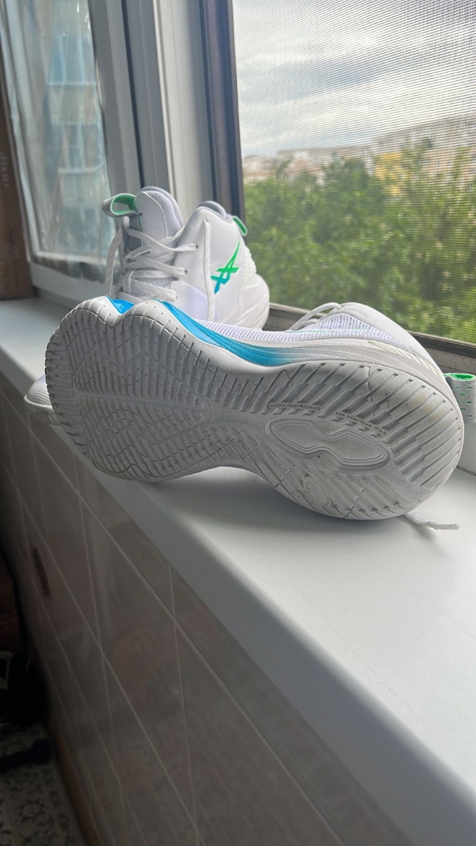 custom review-ASICS Nova Surge 2 Устойчивый к истиранию Дышащий MID Баскетбольные кроссовки Мужские Белый Синий