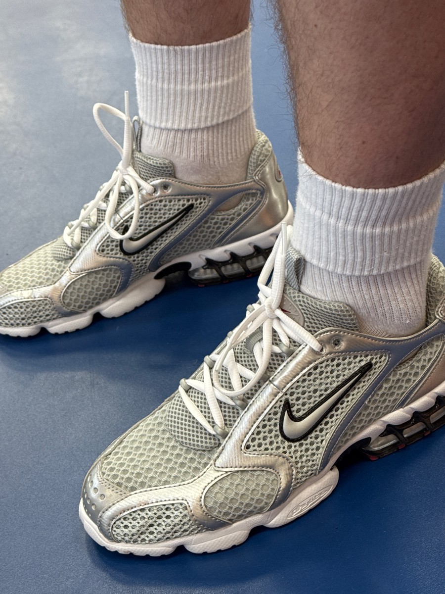 custom review-Nike Air Zoom Spiridon Cage 2 Low Топ Кэжуал Мужской Серебряный