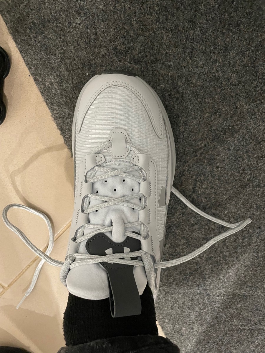 custom review-Under Armour HOVR Mega 2 Устойчивый к истиранию Низкий Топ Повседневные Беговые кроссовки Унисекс Aurora Серый