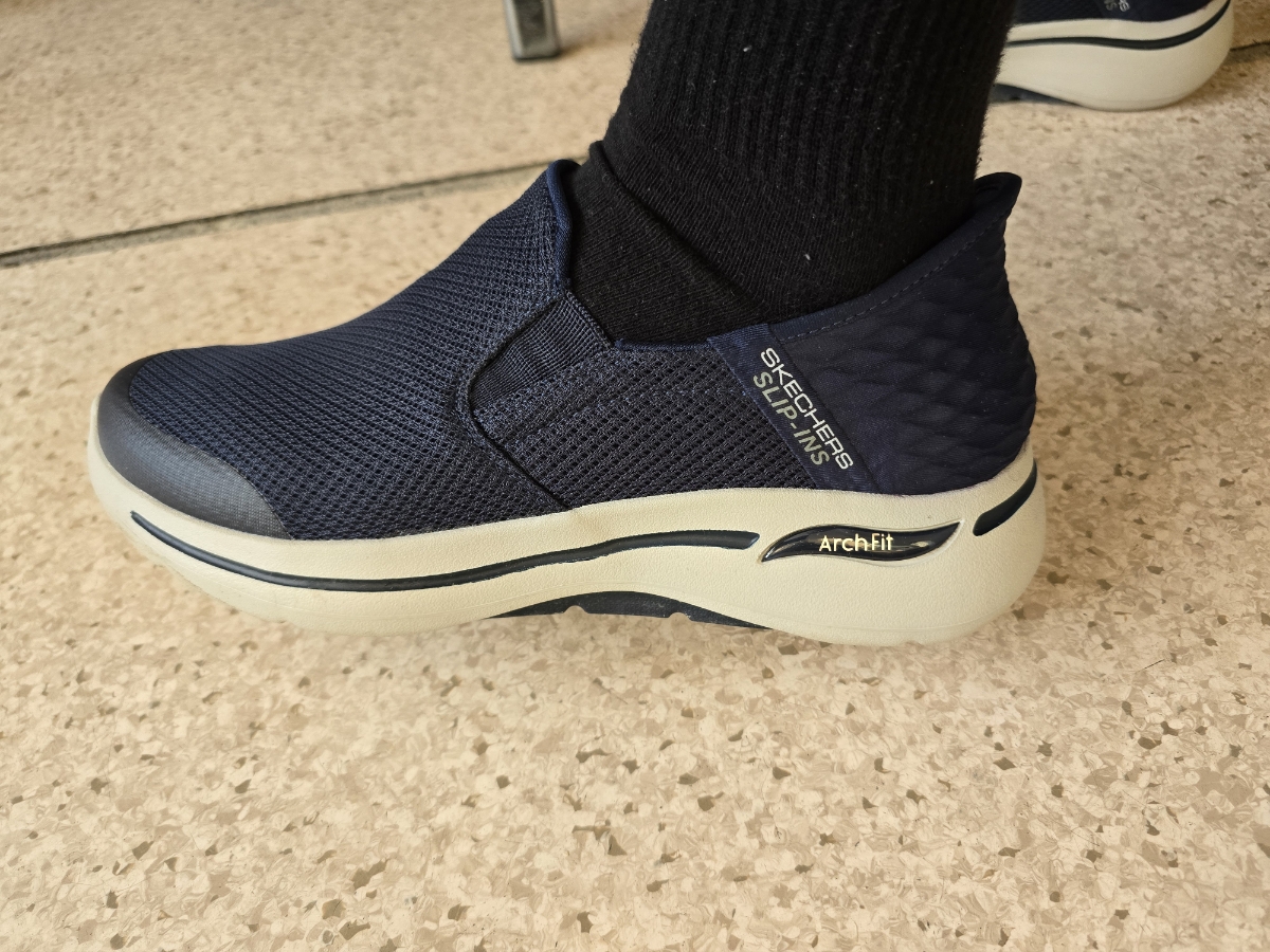 custom review-Skechers Go Walk Arch Fit Низкий Топ Casual Мужской Синий