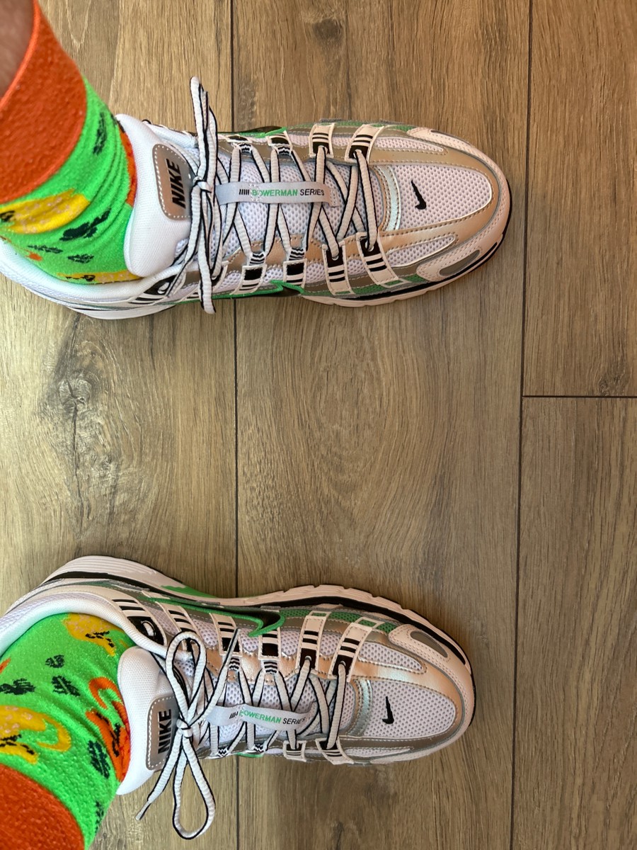 custom review-Nike P 6000 Амортизация Устойчивый к истиранию Дышащий Низкий Топ Повседневный Городской Коммутирование Беговые кроссовки Унисекс Белый Зеленый