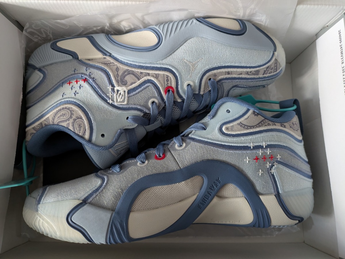 custom review-Джордан Tatum 3 Нижняя юбка Устойчивая к истиранию Низкий топ Баскетбольные кроссовки Мужской Синий