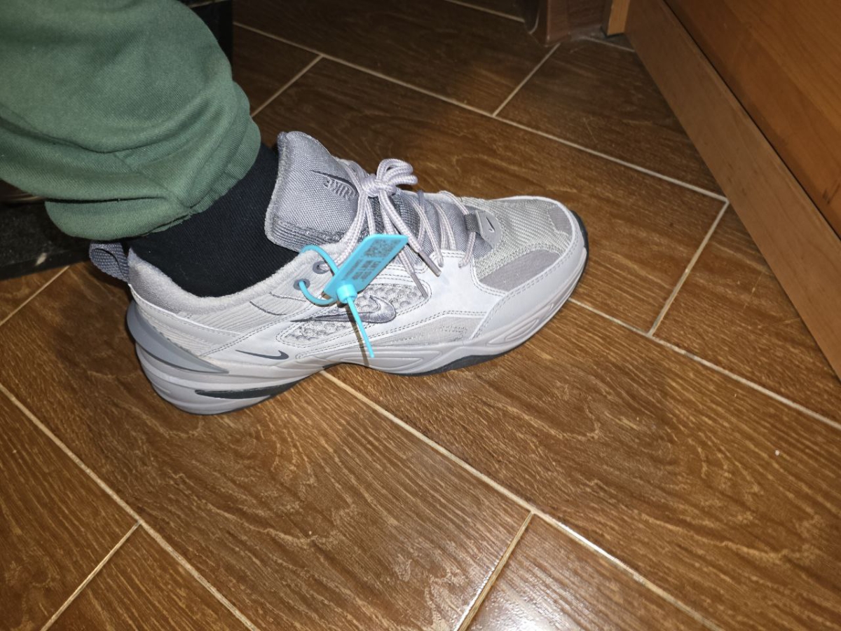 custom review-Nike M2K Tekno Low Топ Толстая подошва Кроссовки Унисекс Дымчато-серый