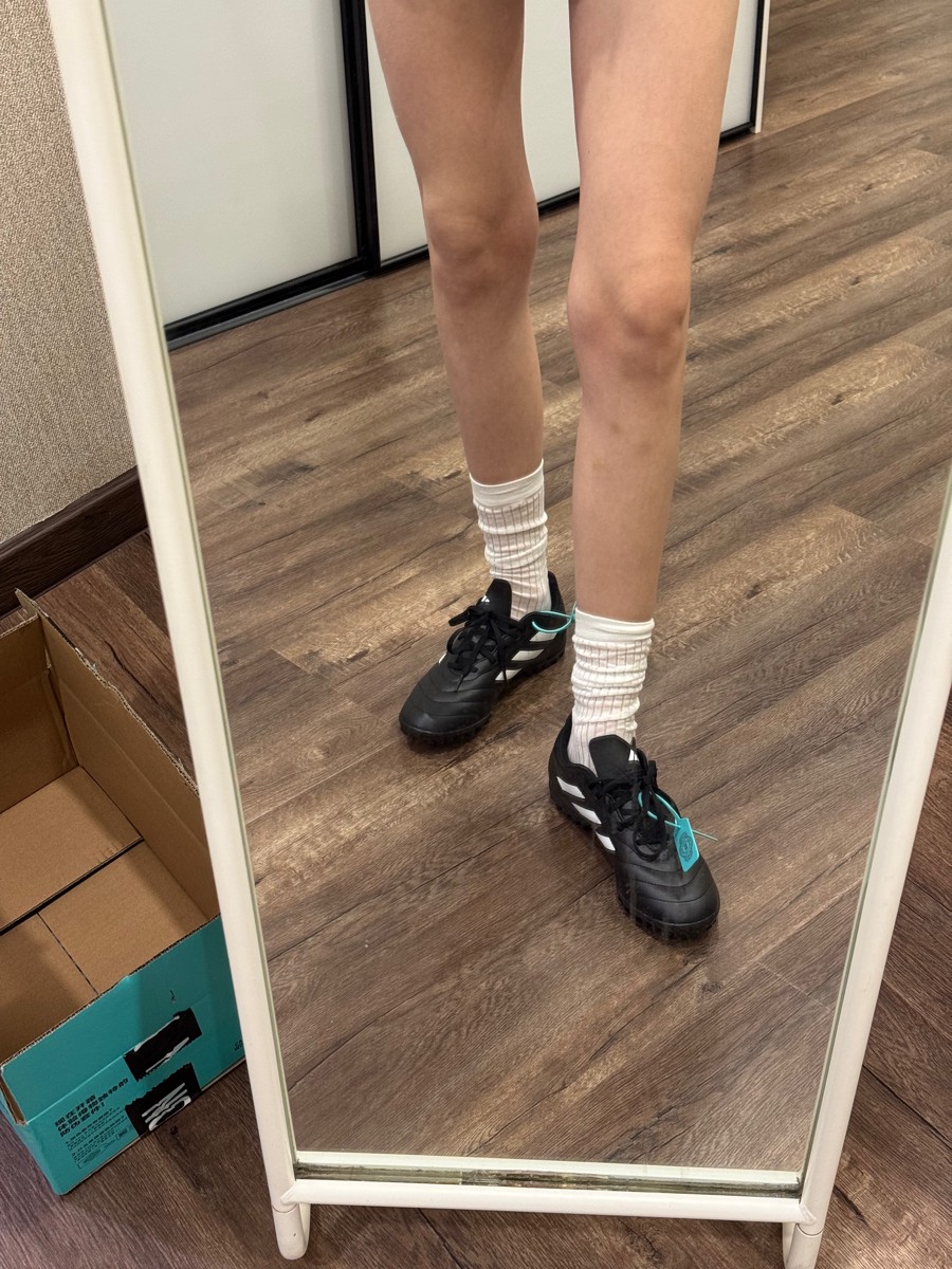 custom review-Adidas GOLETTO 8 TF Шипы Футбольные бутсы Унисекс Черный