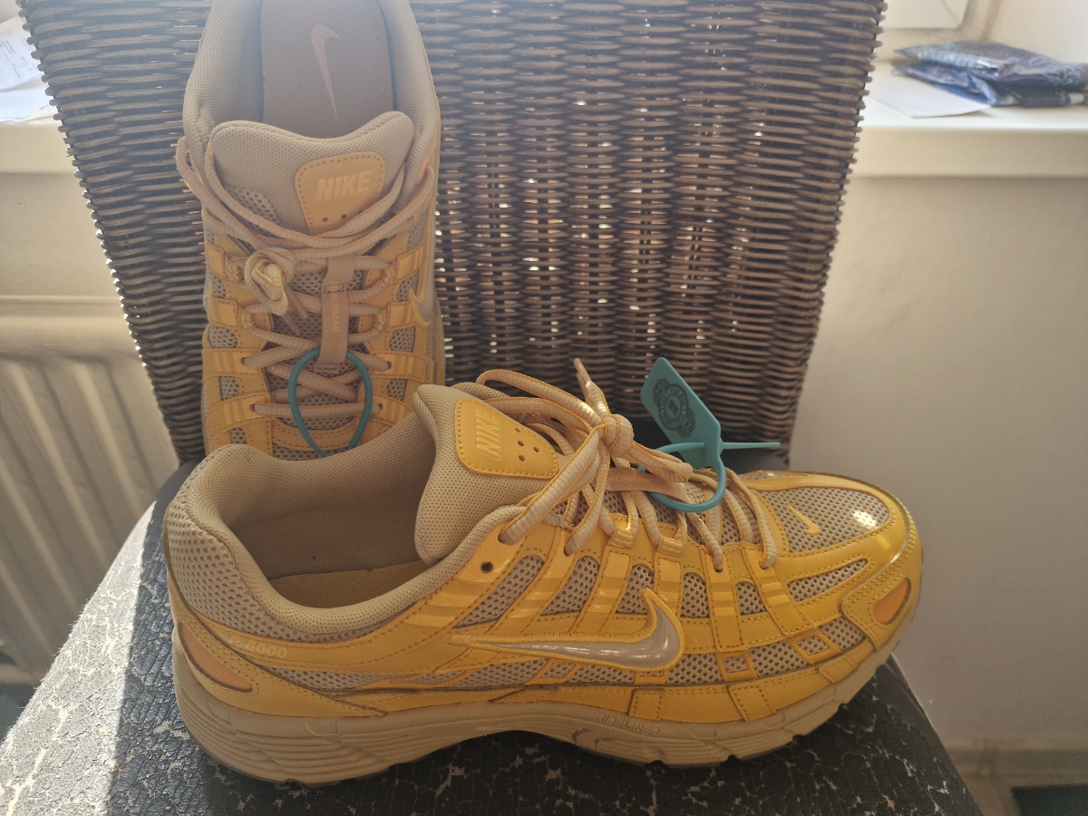 custom review-Nike P 6000 противоскользящие и дышащие низкие беговые кроссовки унисекс апельсинового цвета