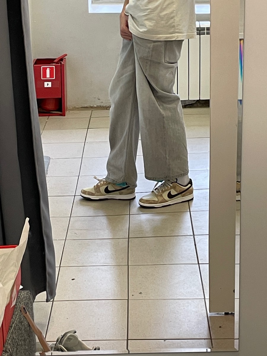 custom review-Nike Dunk Low Топ Скейтборд Кроссовки Унисекс Бежевый Белый Коричневый