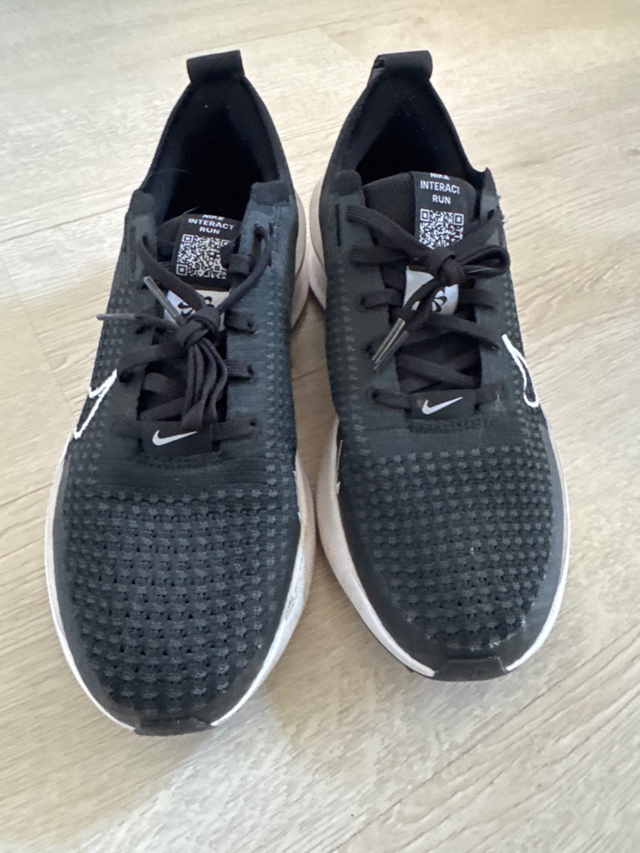 custom review-Nike Interact Run Устойчивый к истиранию Дышащий Низкий Топ Повседневные Беговые кроссовки Мужские Черные