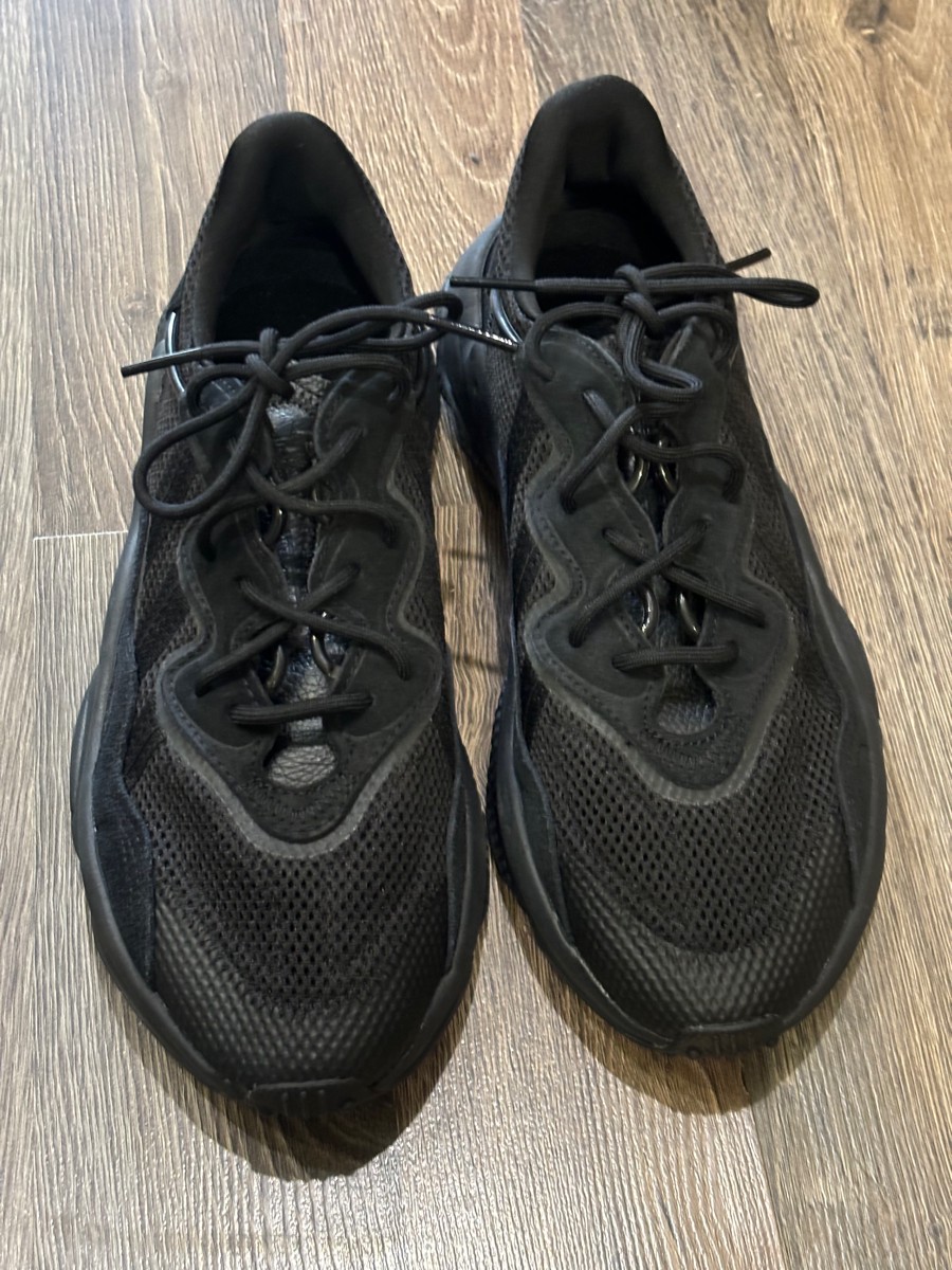 custom review-Adidas Originals Ozweego Черный Warrior Low Top Массивные Кроссовки Унисекс Pure Black