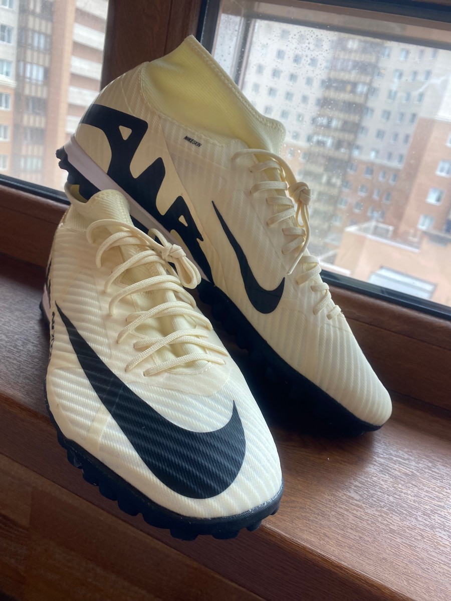 custom review-Nike Mercurial Superfly 9 Искусственный шип футбольные бутсы мужской бежевый