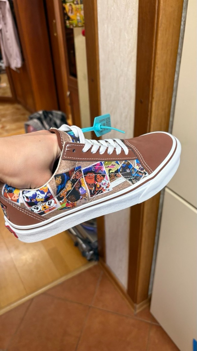 custom review-VANS Old Skool Collection Термостойкие Низкие Кроссовки для Скейтбординга Унисекс Коричневые
