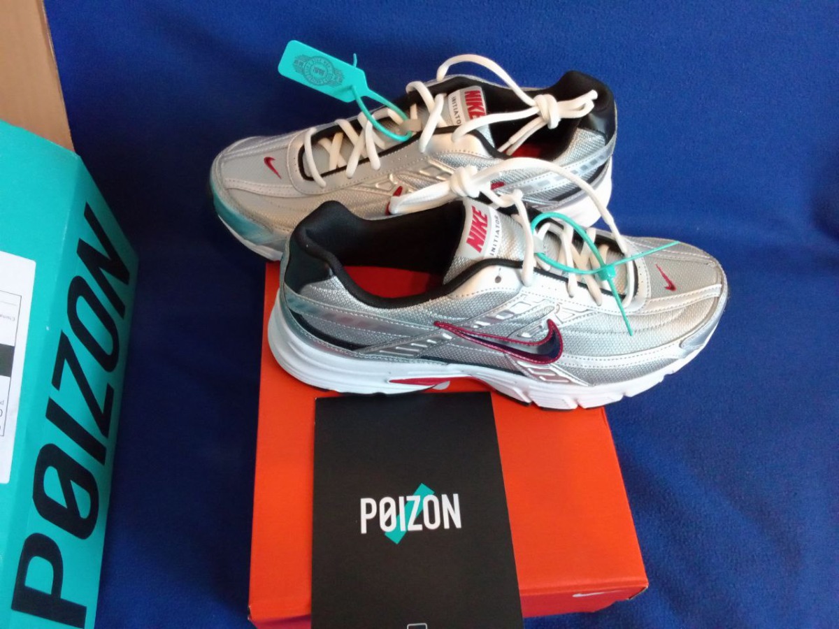 custom review-Nike Initiator Износостойкий Дышащий Низкий Топ Повседневный Городской Коммутирование Беговые кроссовки Мужской Черный Серебряный