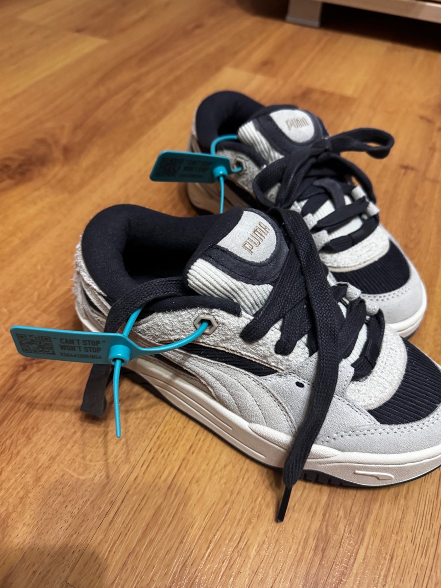 custom review-PUMA 180 Leather Повседневный Устойчивый к истиранию Дышащий Низкий Топ Casual Унисекс Серый Черный