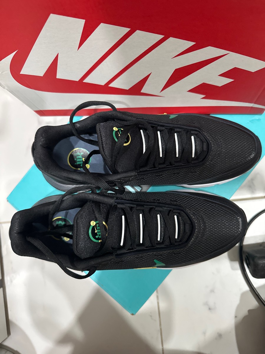 custom review-Nike Air Max Impuls Устойчивый к истиранию Низкий Топ Повседневная Беговая Обувь Мужская Черная Зеленая