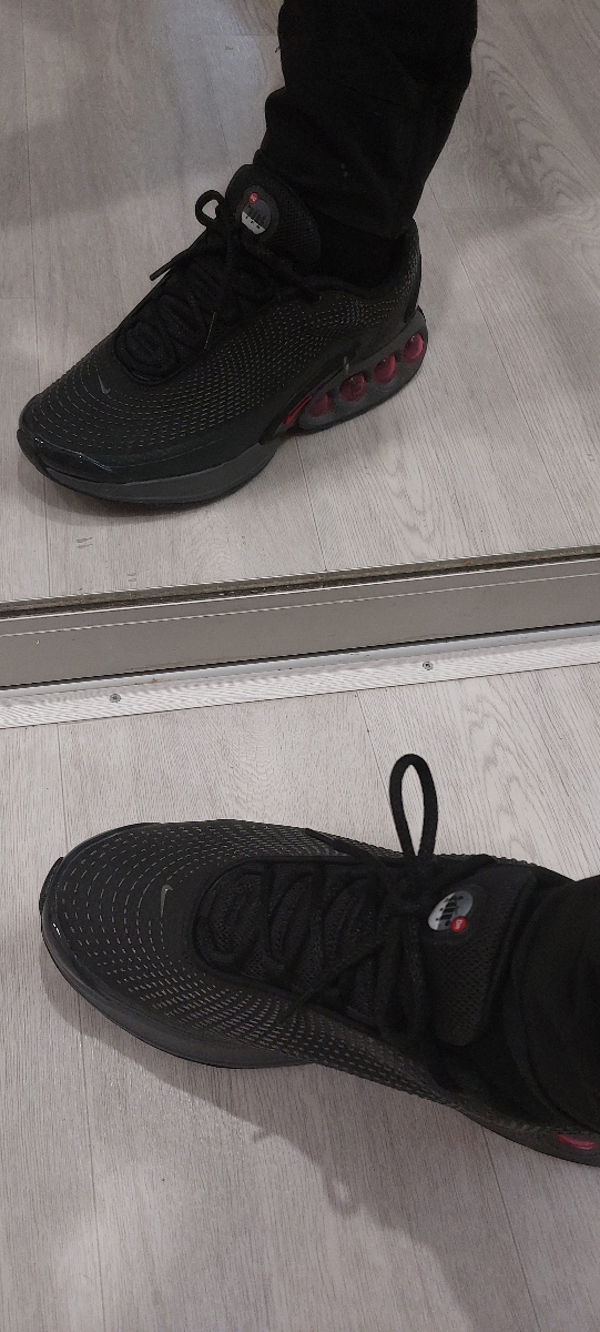 custom review-Nike Air Max Dn Low Топ Casual Мужской Черный Фиолетовый