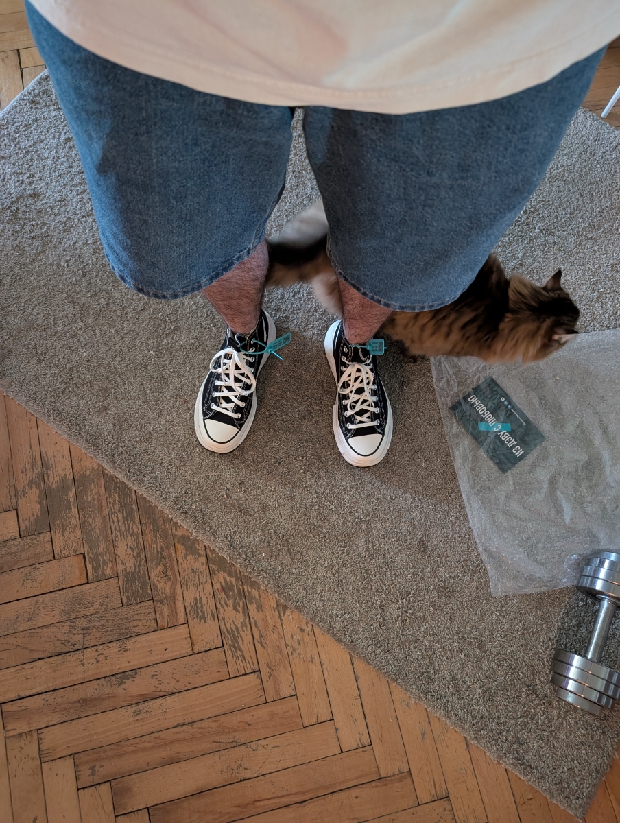 custom review-Конверс Run Star Legacy CX Устойчивые к истиранию высокие кеды унисекс черные