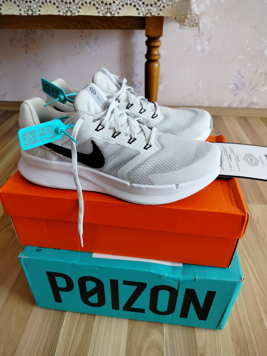 custom review-Nike Run Swift 3 Амортизация Низкий Топ Повседневные Беговые Кроссовки Мужские Серый Черный Белый