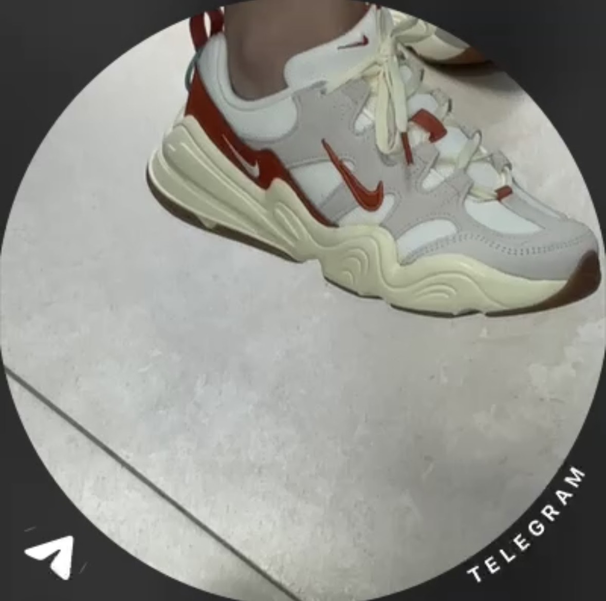 custom review-Nike Tech Hera Low Топ Кэжуал Женские Белый Оранжевый