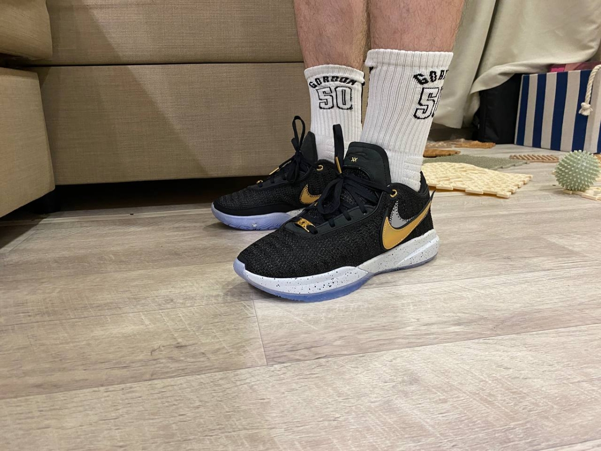 custom review-Nike LeBron 20 LeBron 20 EP Low Топ Баскетбольные кроссовки Унисекс Черный Синий