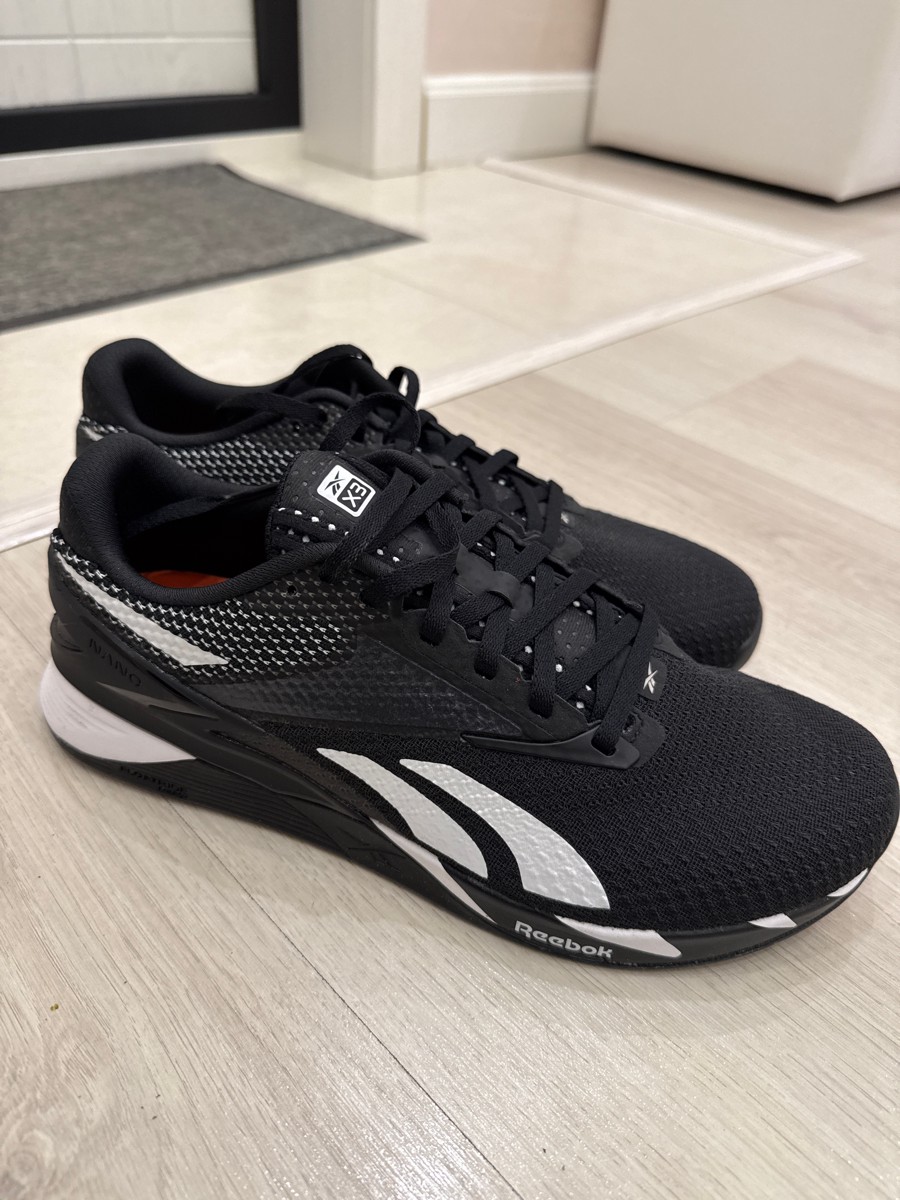 custom review-Reebok Nano X3 Износостойкие Дышащие Низкие Кроссовки для тренировок Унисекс Черный Белый
