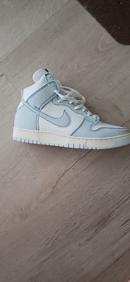 custom review-Nike Dunk High 1985 Деним Синий Высокий Топ Скейтбординг Кроссовки Унисекс Белый Синий