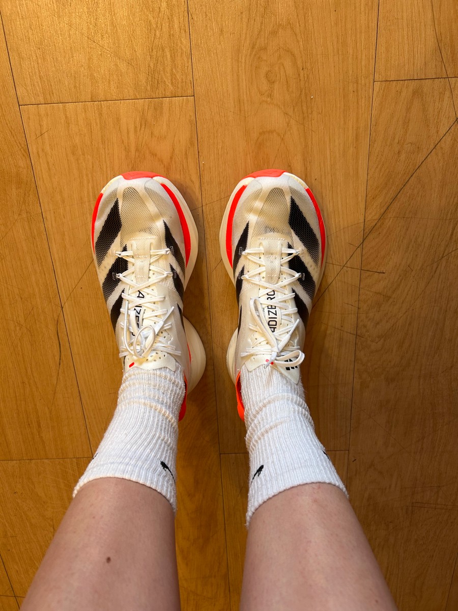 custom review-Adidas Adizero Adios Pro 3 Беговые кроссовки Низкий топ Белый Унисекс