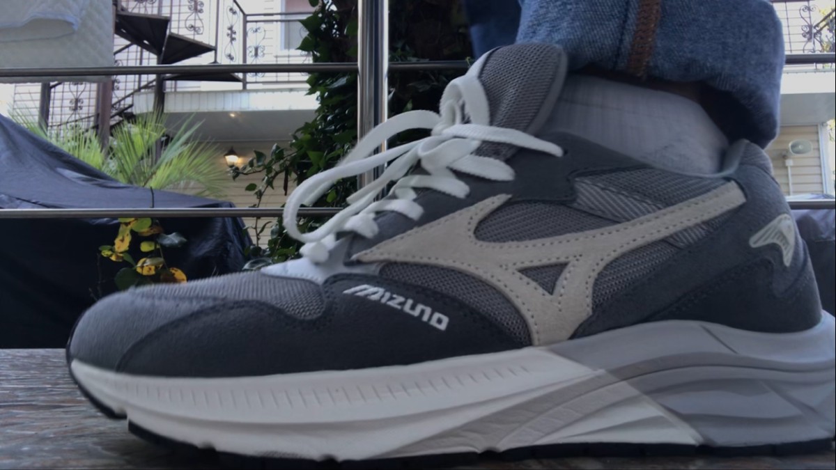 custom review-Mizuno Pi Retro Устойчивый к истиранию Дышащий Низкий Топ Повседневные Беговые кроссовки Унисекс Серый Белый